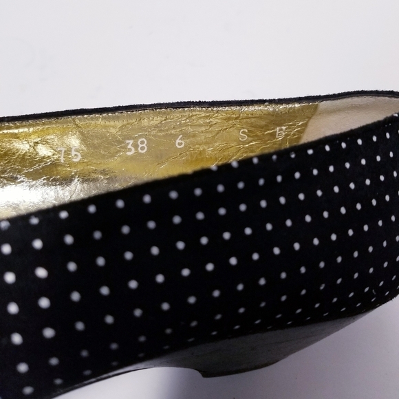 Vintage Escada polka dot heels - Picture 7 of 9